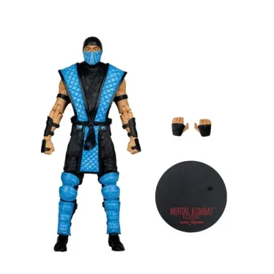 Figurine d&#39;Action Mortal Kombat  Klassics Wave 1 Sub-Zero 7 Pouces