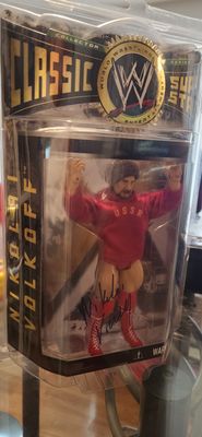 WWE 2005 Jakks Pacific Classic Superstars Series 5 Nikolai Volkoff Signed Autographed Action Figure