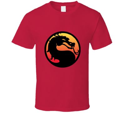Mortal Kombat Logo Vintage Retro Style T-shirt
