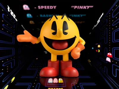 ​Figurine Pac-Man SoftB Half Pac-Man