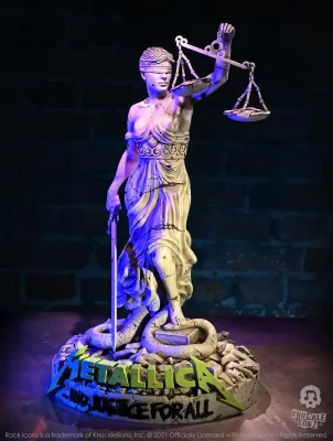 Statue Metallica Lady Justice And Justice For All Rock Iconz  Édition Limitée