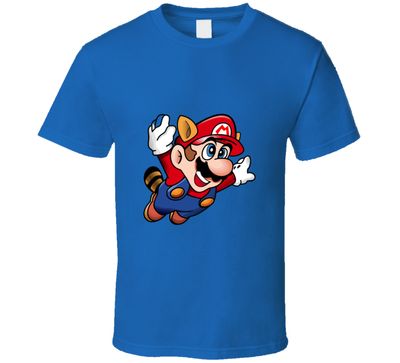 Super Mario 3 Raccoon Vintage Retro Style T-shirt