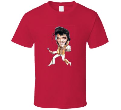 Elvis Cartoon 70's Vintage Retro Style  Vintage Retro Style T-shirt