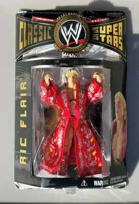 WWE 2004 Ric Flair Classic Superstars Series 2 Signed Jakks Pacific Action Figure