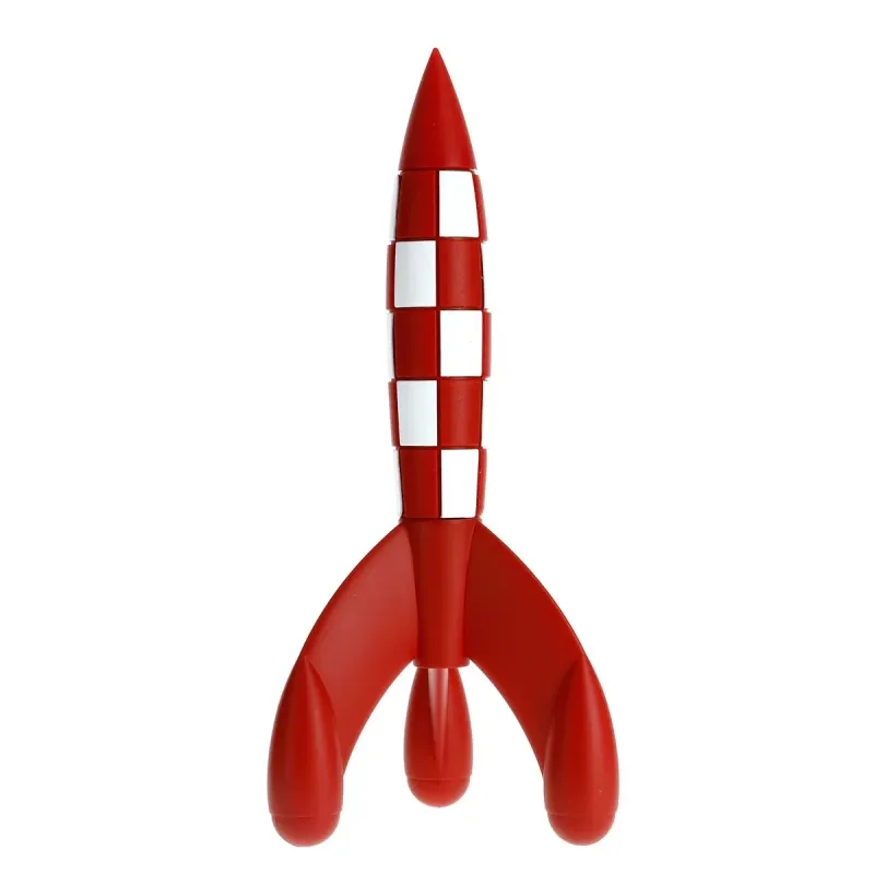 Tintin Explorers on the Moon PVC Rocket 7 Inch
