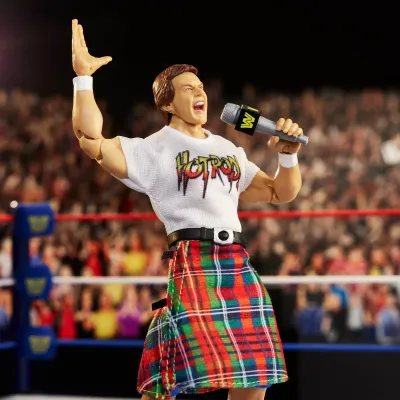 Figurine d'Action WWE Édition Ultime Collection Coliseum Mattel Creation Exclusif Rowdy Roddy Piper​