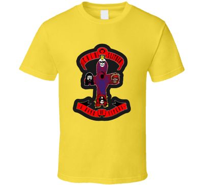 Gun's And Roses Mashup G.i. Joe Cobra Zartan Biker Gang Vintage Retro Style T-shirt