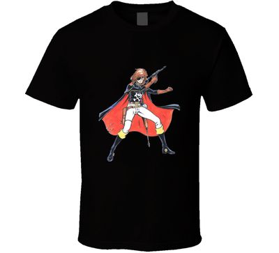Albator Captain Harlock Space Pirate Ready To Shoot Retro Vintage Style Vintage Retro Style T-shirt