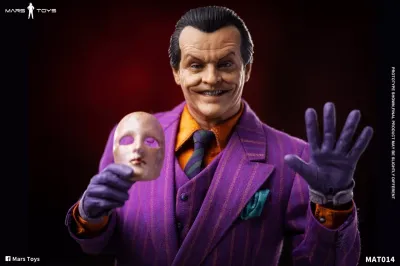 ​Figurine d'Action Batman 1989 Le Joker Mat-014 Mr J échelle 1/6e