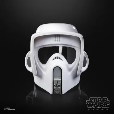 Réplique Prop Star Wars Le Retour du Jedi Casque Électronique Scoot Trooper Black Series