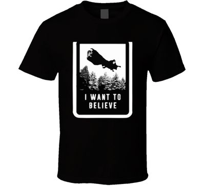 Albator Captain Harlock I Want To Believe Mashup Vintage Retro Style T-shirt
