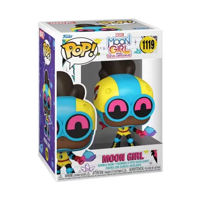 POP! Marvel 1119 Moon Girl and Devil Dinosaure - Moon Girl Funko Figure