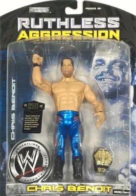 Figurine d'Action WWE 2007 Jakks Pacific Ruthless Aggression Series 26 Chris Benoit
