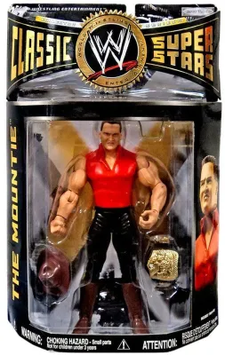 Figurine d'Action WWE 2007 Jakks Pacific Classic Superstars Series 13 The Mountie Jacques Rougeau