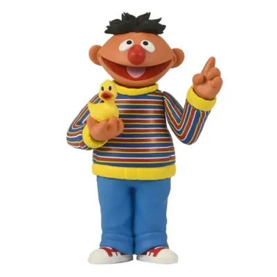 Figurine d'Action Sesame Street Ernie Toony Classics 6 Pouces