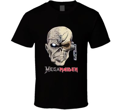 Mega Maiden Eddie And Victor Mashup Vintage Retro Style Vintage Retro Style T-shirt