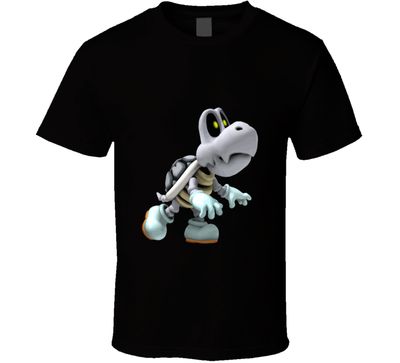 Mario Bros Bones Turtle Vintage Retro Style T-shirt