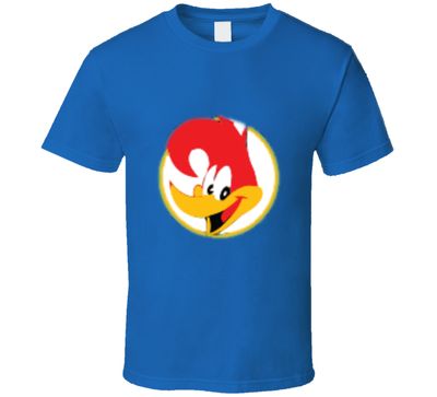 Woody Woodpecker Circle Vintage Retro Style T-shirt