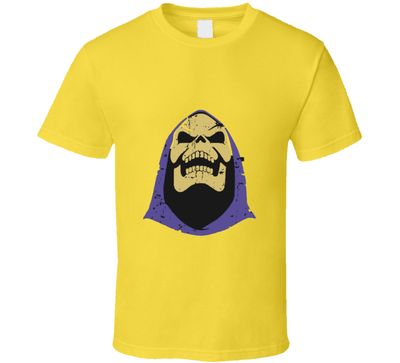 Masters Of The  Universe Skeletor Head Vintage Retro Style T-shirt