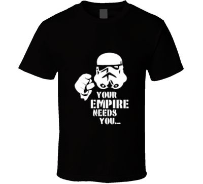 Star Wars  Your Empire Need You Propaganda Vintage Retro Style T-shirt