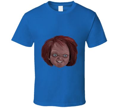 Child's Play Chucky Head Vintage Retro Style T-shirt