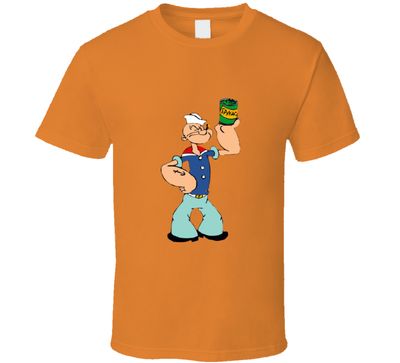 Popeye Spinach Vintage Retro Style T-shirt