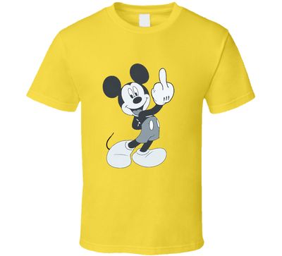 Mickey Stand Up Fu.. You Vintage Retro Style T-Shirt