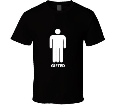 Man Bathroom Gifted Joke Black Vintage Retro Style T-shirt