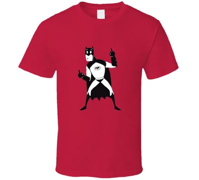 Batman Fu.. You Middle Finger Funny Vintage Retro Style Vintage Retro Style T-shirt