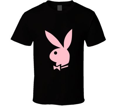 Playboy Logo T-shirt And Apparel Black T Shirt