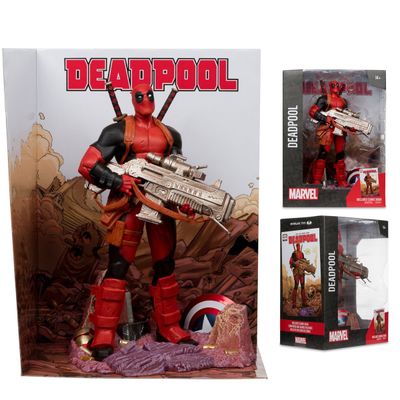 Marvel Wave 5 Deadpool #1 1:6 Scale Posed Figure with Scene and Comic