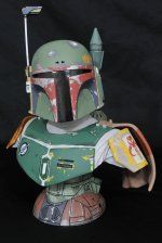 Buste STAR WARS L'Empire Contre Attaque Légendes en 3D Boba Fett Échelle 1/2 Édition Limitée