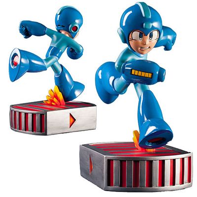 Mega Man Running Mega Man 13 Inch Limited Edition Statue