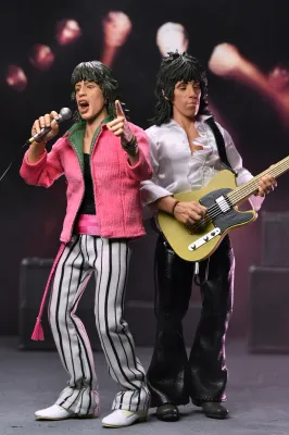 The Rolling Stones Set of 2 Mick Jagger and Keith Richards (1975) 8 Inch Clothed Action Figure