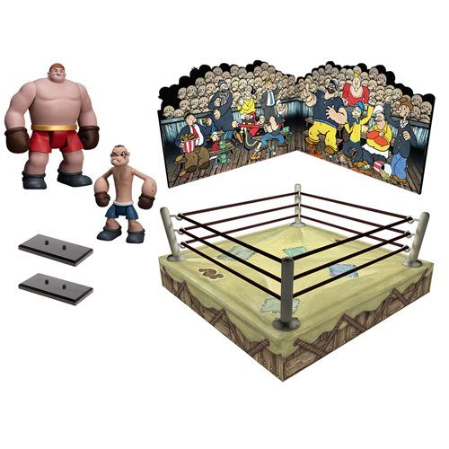Popeye 5 Points Popeye and Oxheart Boxed Set Figure with Ring