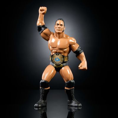 WWE Superstar Mattel LJN The Rock Blue Card Action Figures