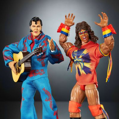 WWE Coliseum Collection Honky Tonk Man & Ultimate Warrior Ultimate Edition Action Figures