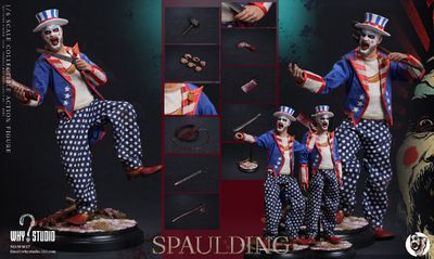 Figurine d'Action House of 1000 Corpses Captain SpauldingWS017 WHY STUDIO Échelle 1/6