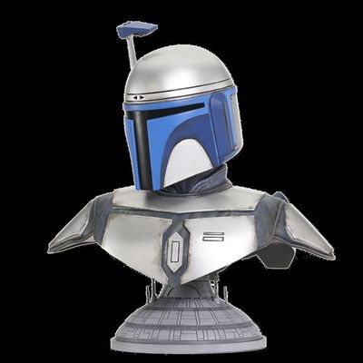 Buste STAR WARS l'Attaque des Clones Légendes en 3D Jango Fett Échelle 1/2 Édition Limitée