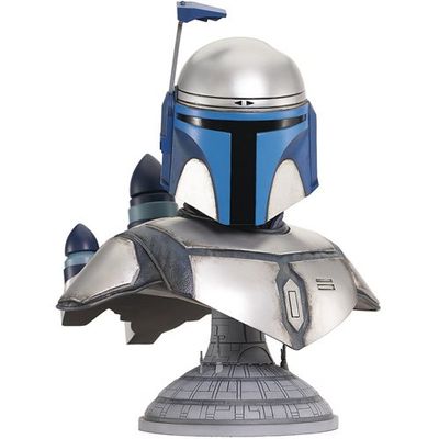 Buste STAR WARS l'Attaque des Clones Légendes en 3D Jango Fett Échelle 1/2 Édition Limitée