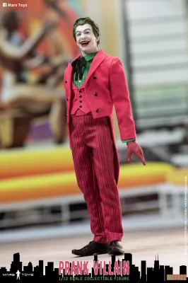 Figurine d'Action Batman 1966 Le Joker Prank Villain Échelle 1/12 Mars Toys MAT022
