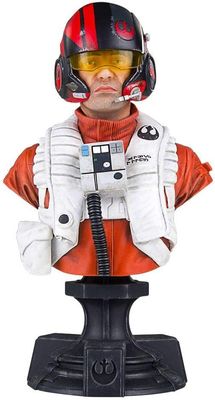 Buste Star Wars : Le Réveil de la Force Poe Dameron Pilote X-Wing Classique Édition Limitée