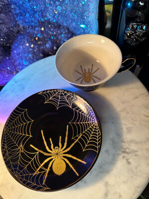 Gold Spider Teacup