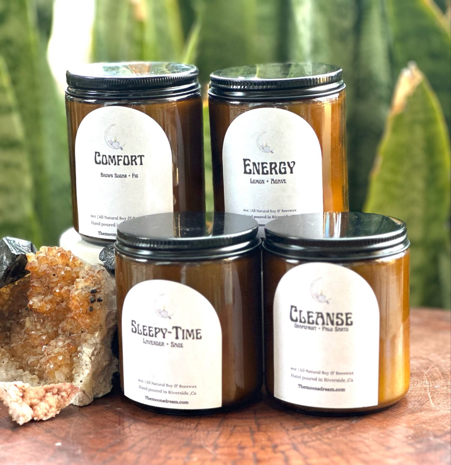 8oz Aromatherapy All Natural candles