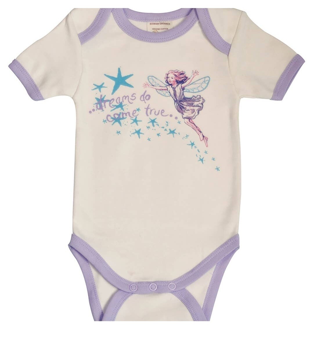 Organic Cotton Short Sleeved Bodysuit/Onesies
Fairy