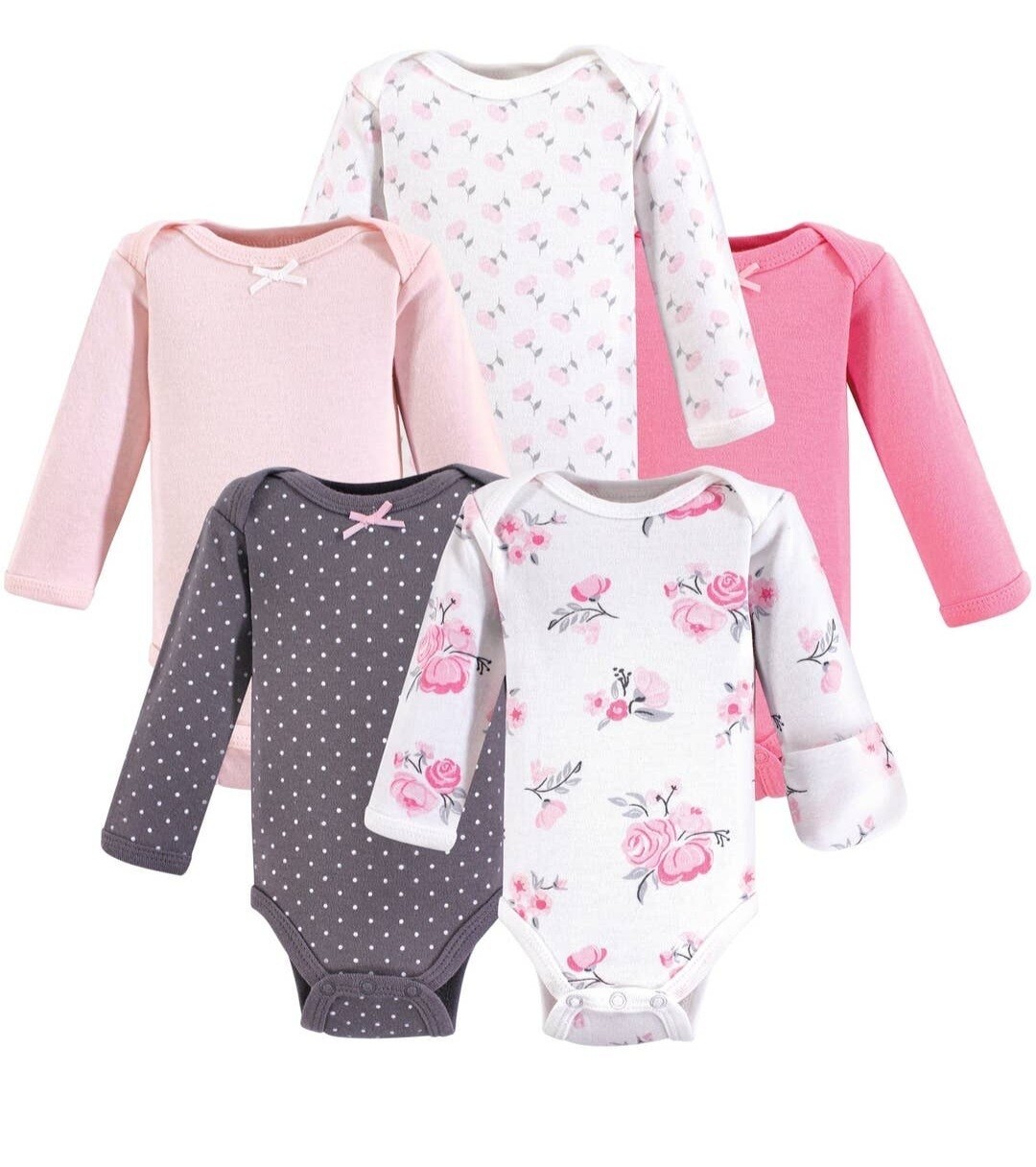 Preemie Girls Long Sleeved Bodysuit / Onesies / Assortment