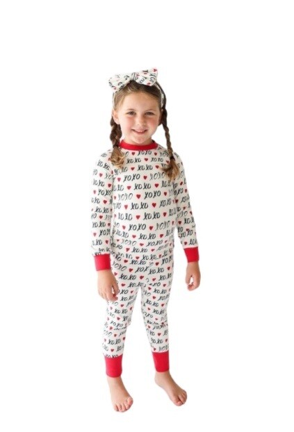 Unisex Kids Cotton Pajamas Set &quot;XOXO&quot;
