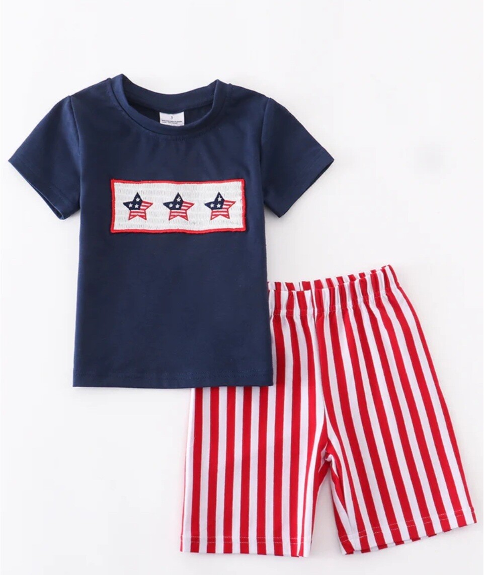 Patriotic Star
Boys Shorts set