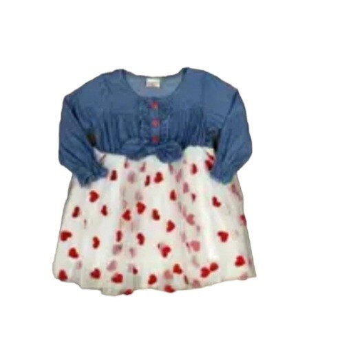 Denim &amp; Red Tutu Dress