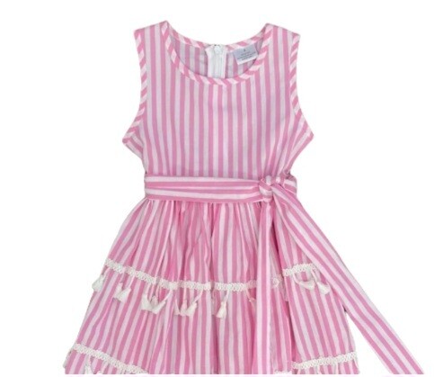 Pink &amp; White Piñata Dress